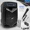 Pyle Pyle 400W Rechargeable Outdoor Bluetooth Speaker - 8 in Subwoofer, MP3/USB, Party Lights, FM/SD PPHP842B - alternate 4